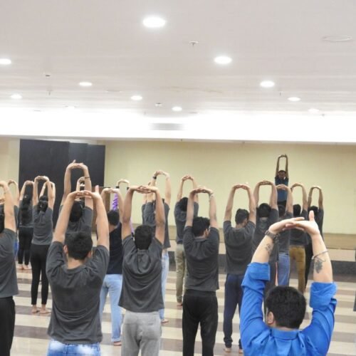 International Yoga Day Campus Life | SRBS Management Institute Degree College in Bandra, Mumbai