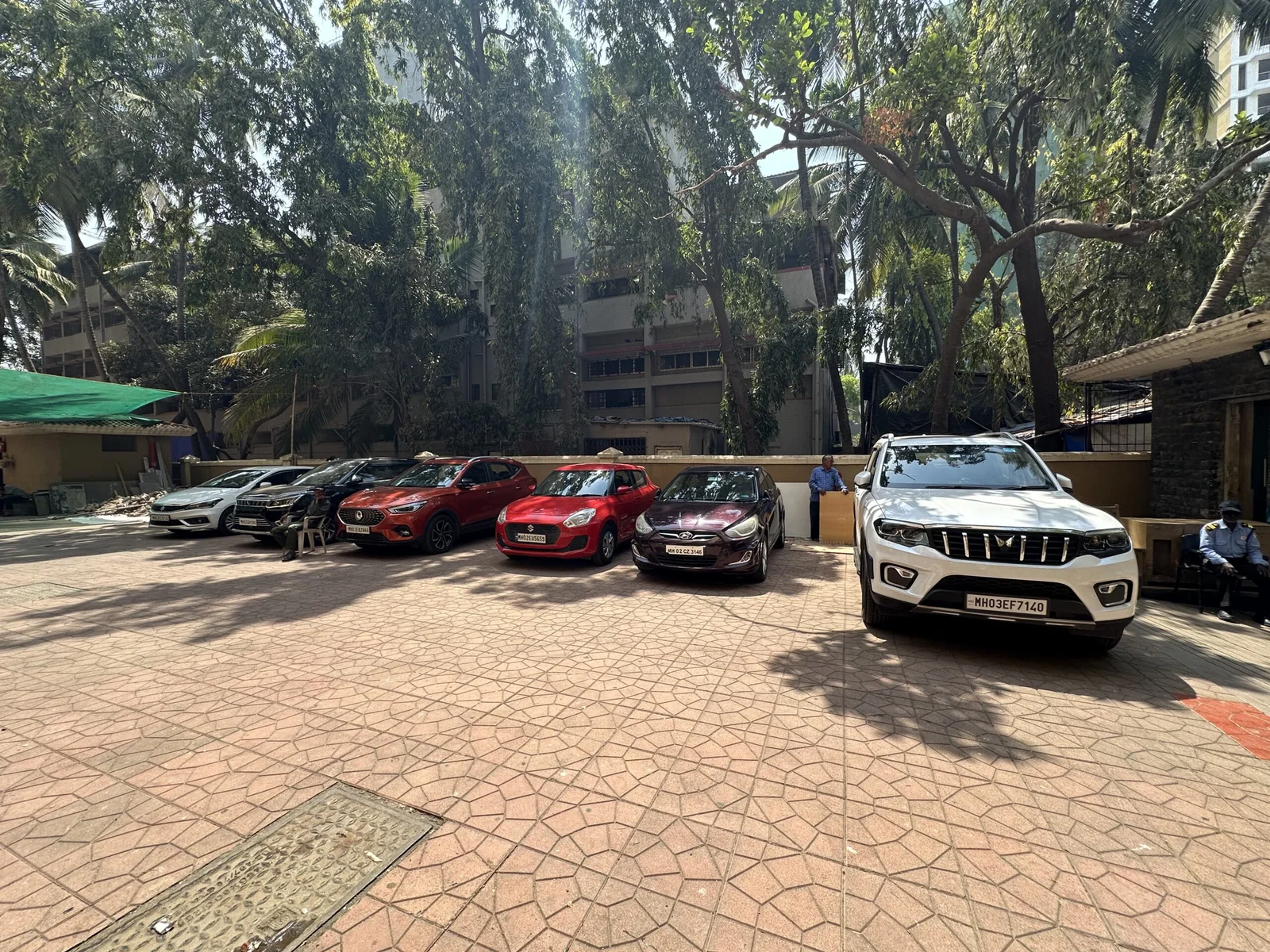 SRBS College Parking space for Cars
